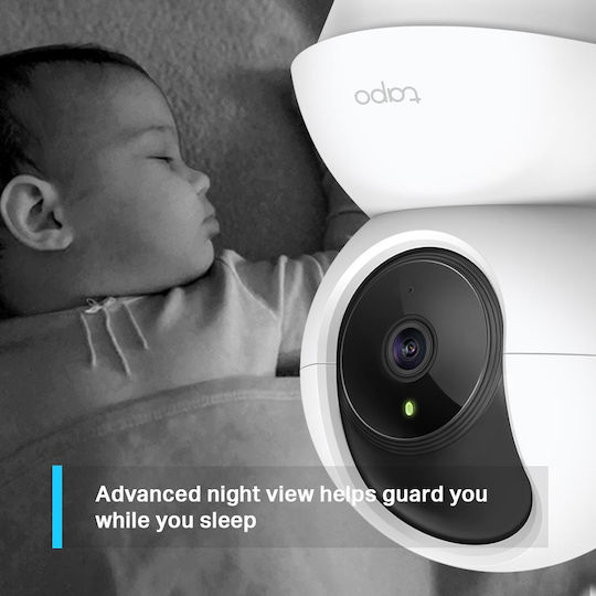 TP-LINK Tapo C200 v3 IP Surveillance Camera Wi-Fi Full HD 1080p with Two-Way Communication and Lens 4mm