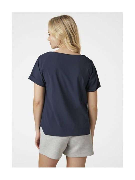 Helly Hansen Women's Athletic T-shirt Navy Blue