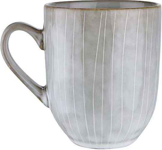 Butlers Cană Ceramică Gri 400ml