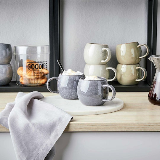 Butlers Becher Keramik Blau 350ml
