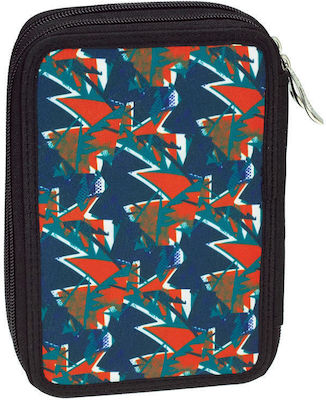 No Fear Pencil Case Full with 2 Compartments Multicolored