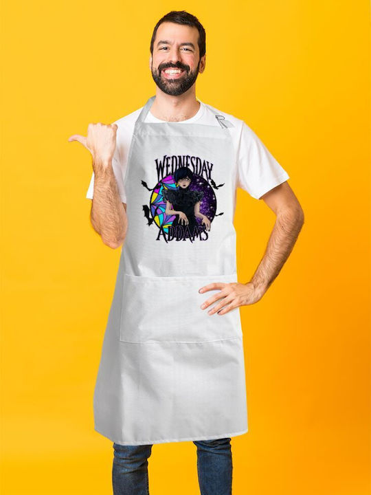 Koupakoupa Αδιάβροχη Ποδιά Κουζίνας Λευκή KP_17922_APRON-BBQ-ADULT