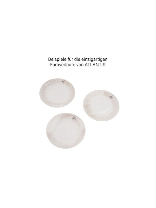Butlers Atlantis Plate Shallow Ceramic Beige with Diameter 23cm