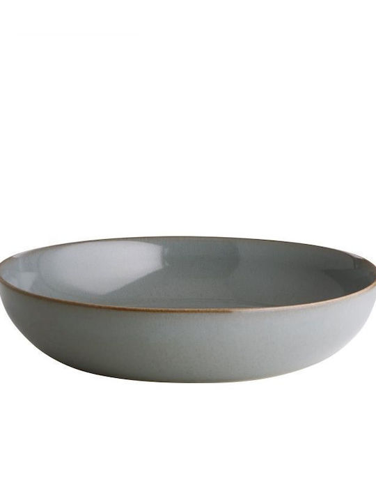 Butlers Native Plate Pasta Ceramic Gray with Diameter 21.5cm