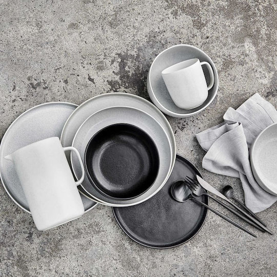 Butlers Casa Nova Πιάτο Ρηχό Κεραμικό Μαύρο με Διάμετρο 27cm