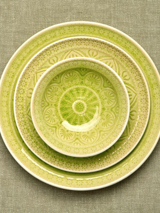 Butlers Farfurie joasă Ceramică Verde cu Diametru 14cm