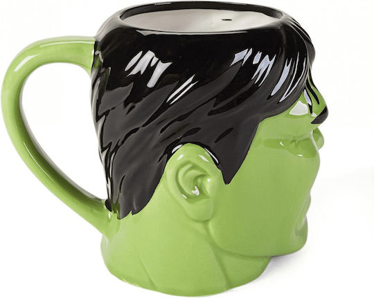 Romvous Becher Keramik Grün 330ml
