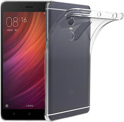 Ultra Slim Silicone Back Cover Transparent (Redmi Note 4)