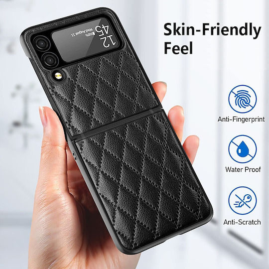 Rhombus Back Cover Πλαστικό Ροζ (Galaxy Z Flip3 5G)