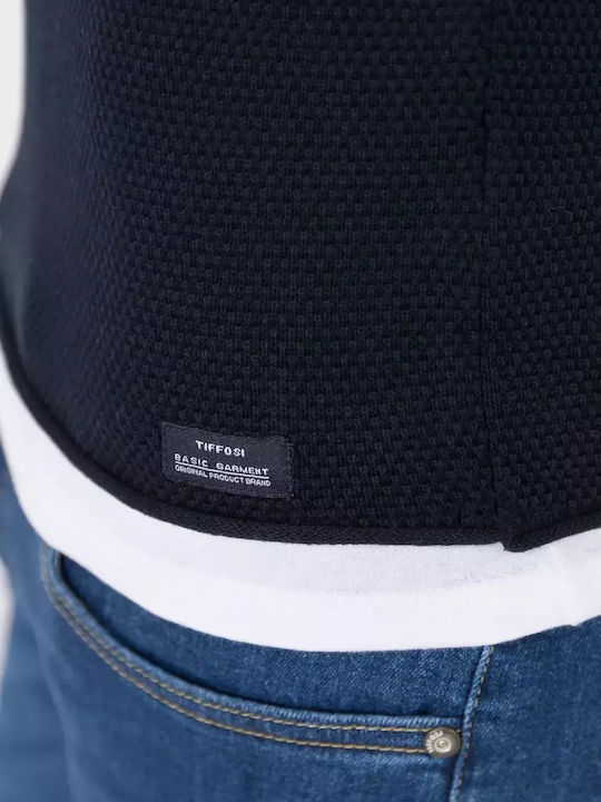 Langarm-Pullover Marineblau