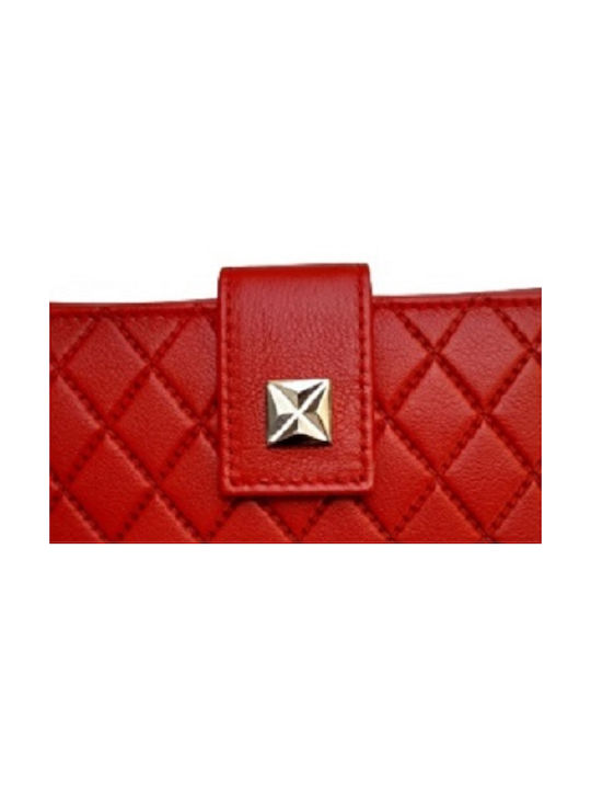 Luxus Leather Women's Wallet Red