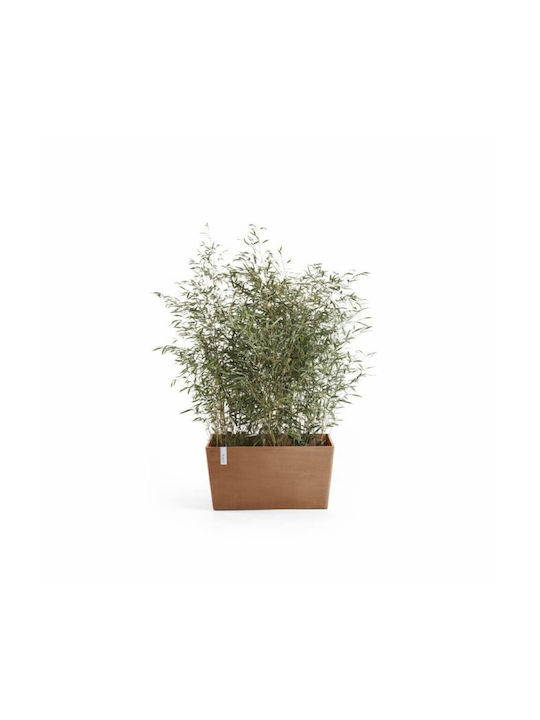 Ecopots Paris Ζαρντινιέρα σε Καφέ Χρώμα 60x40cm