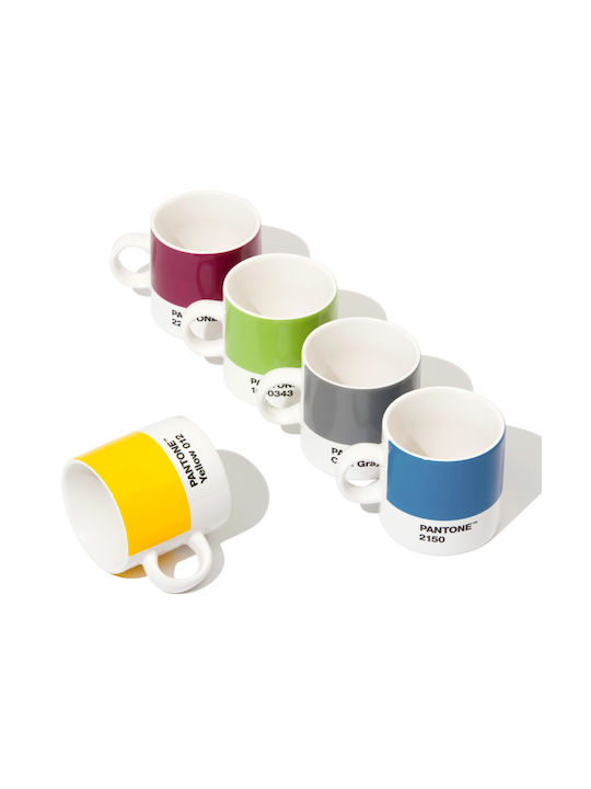 Pantone Tasse Porzellan Gelb 120ml 1Stück