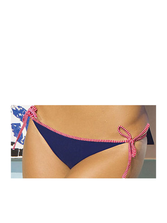 Marko Bikini Set Triangle Top & Slip Bottom Blue