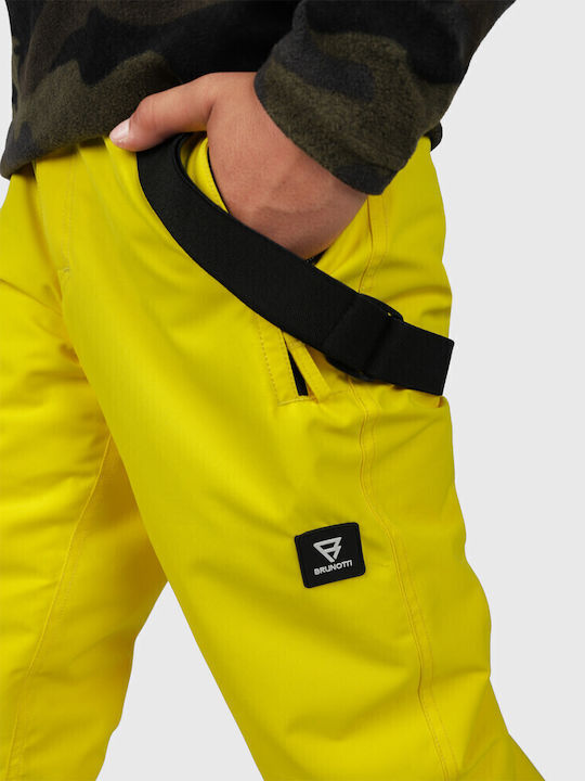Brunotti Footraily 2223220493-3499 Pantaloni de schi și snowboard pentru copii Ski & Snowboard Galben