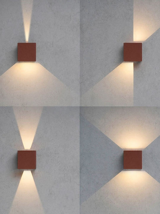 Bot Lighting Επιτοίχια Εξωτερική Πλαφονιέρα LED IP65