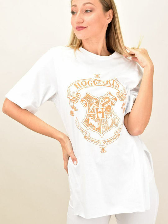 Γυναικείο Oversized T-shirt Λευκό