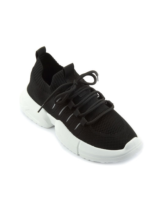 Fshoes Femei Chunky Sneakers Negre