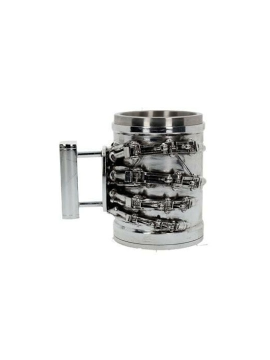 Nemesis Now Glass Beer, μπίρας made of Glass in Silver Color