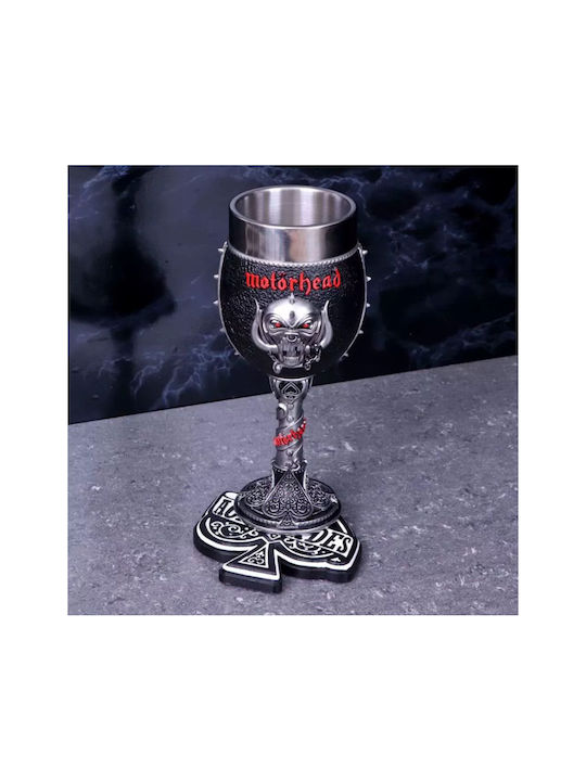 Nemesis Now Glass for White and Red Wine made of Stainless Steel Goblet