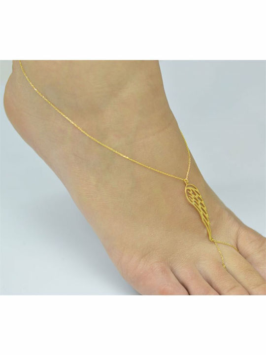 Paraxenies Bracelet Anklet Chain made of Silver Gold Plated