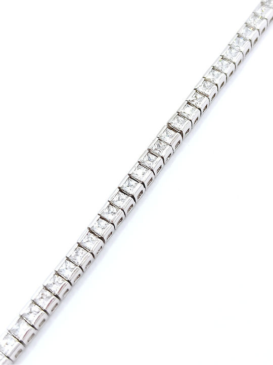 PS Silver Bracelet Riviera made of Silver with Zircon