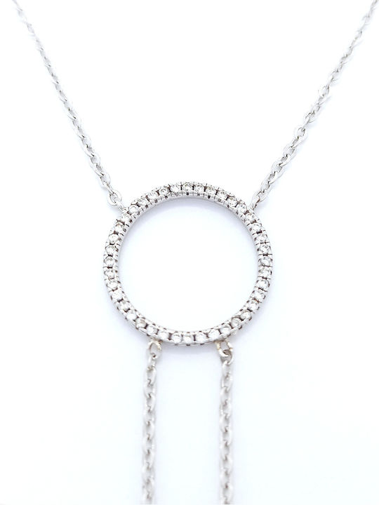 PS Silver Bracelet Chain made of Silver with Zircon