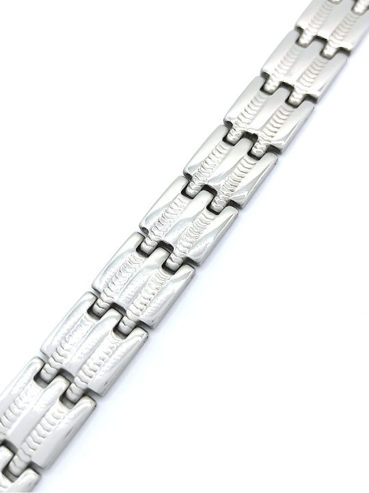 PS Silver Bracelet made of Steel