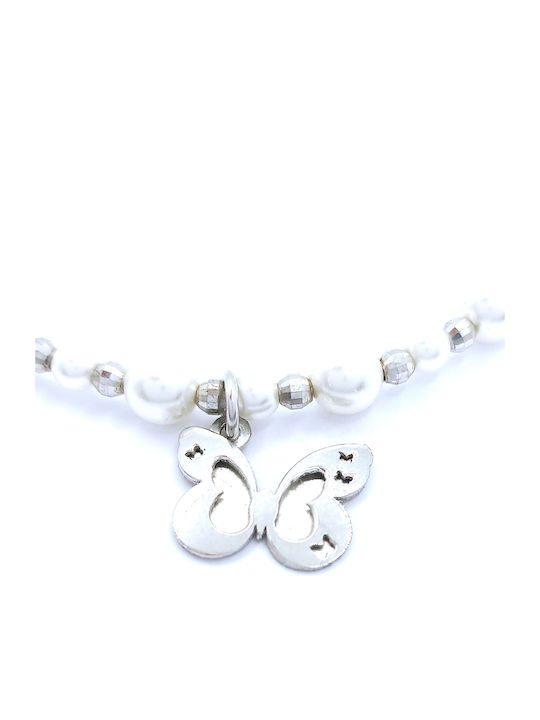 PS Silver Bracelet made of Silver with Pearls