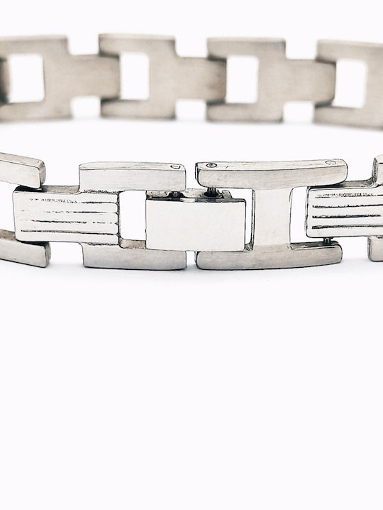 PS Silver Bracelet made of Steel