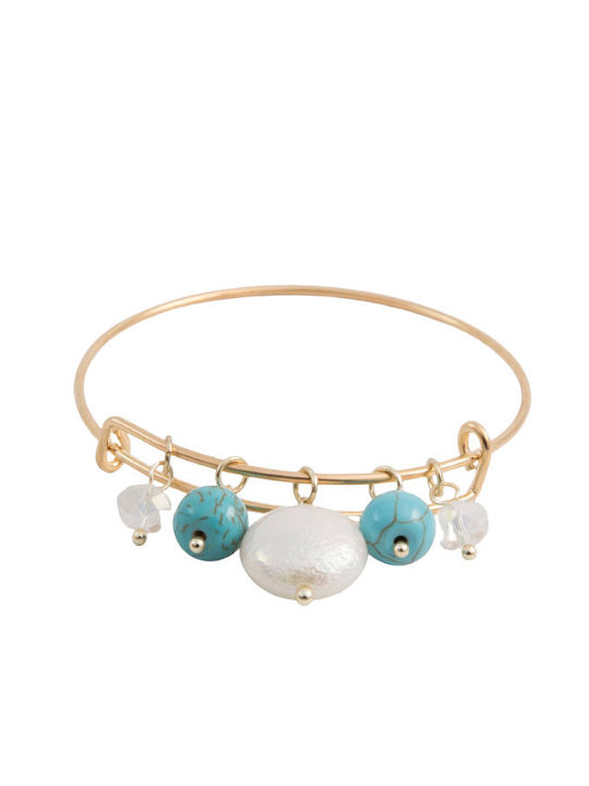 Tatu Moyo Bracelet Gold Plated with Pearls