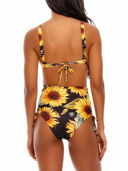 Agua Benditta - Costum de baie pentru femei Evony Sunshower 9270-Golden Yellow, GALBEN, FEMEIE