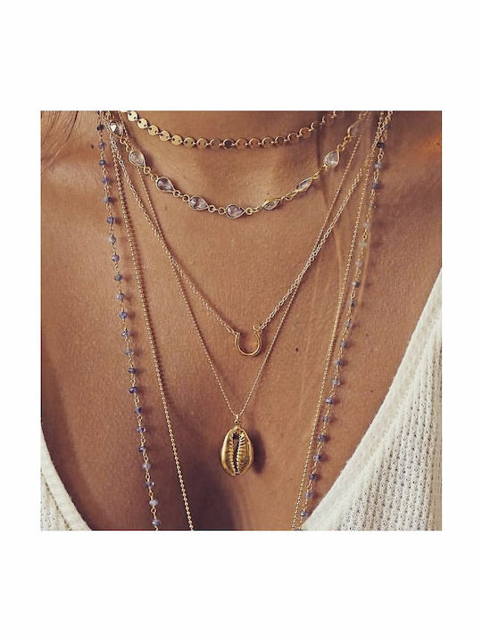 Paraxenies Necklace From Gold Plated Silver Paraxenies Necklace From Gold Plated Silver