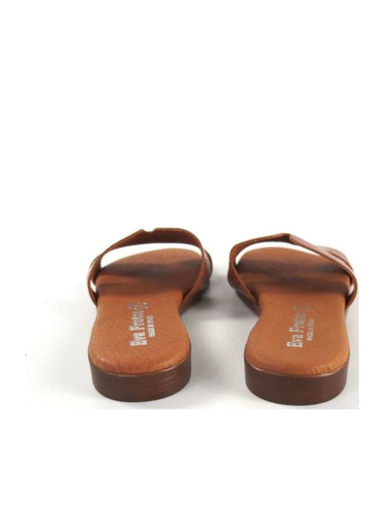 Sandale Casual Damă Din Piele Tabac Maro