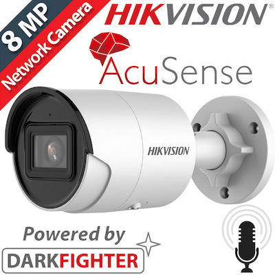 Hikvision DS-2CD2086G2-IU IP Surveillance Camera 4K Waterproof with Microphone