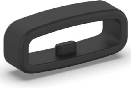 Ανταλλακτικό Θυλάκι Σιλικόνης Silicone Buckle Ring Λουράκια Ρολογιών 20mm Μαύρο