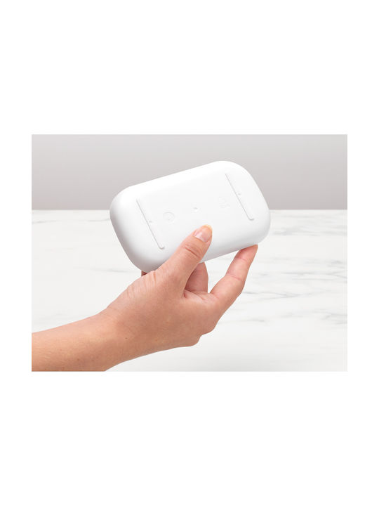 Brabantia Metallic Soap Dish Countertop White