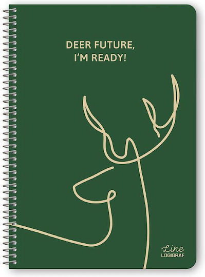 Logigraf Notebooks Geregelt B5 120 Sheets 4 Subjects Mehrfarbig 6Stück