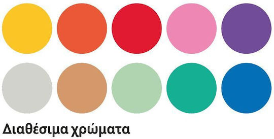 Logigraf Σπιράλ Τετράδια Ριγέ Β5 COVER Πολύχρωμο 15τμχ