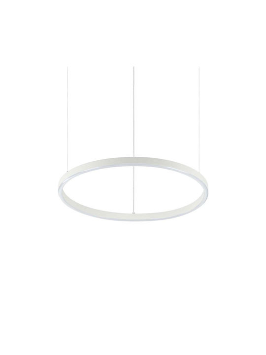 Ideal Lux Oracle Slim Pendant Light LED with Warm White Light White