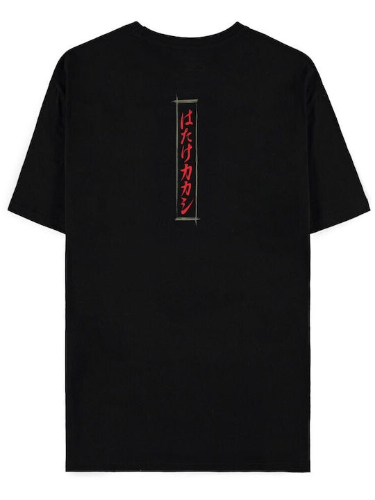 Difuzed Shippuden T-shirt Naruto Black Cotton