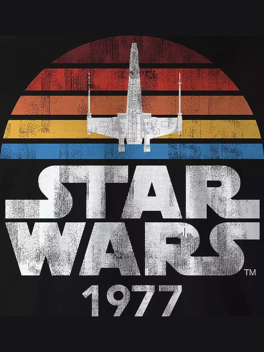 Cotton Division T-shirt Star Wars σε Μαύρο χρώμα