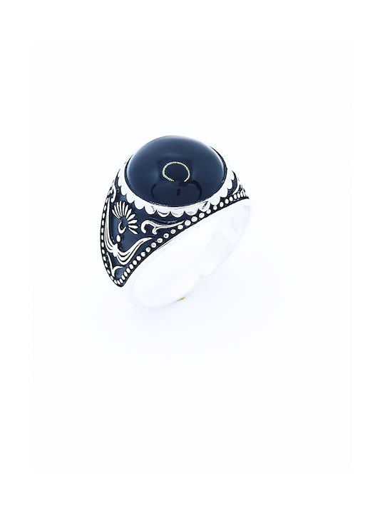 PS Silver Damen Ring mit Steinen aus Silber