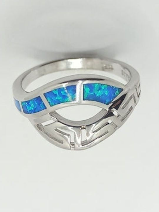 PS Silver Ring with Stones made of Silver