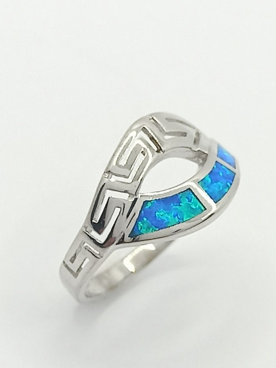 PS Silver Ring with Stones made of Silver