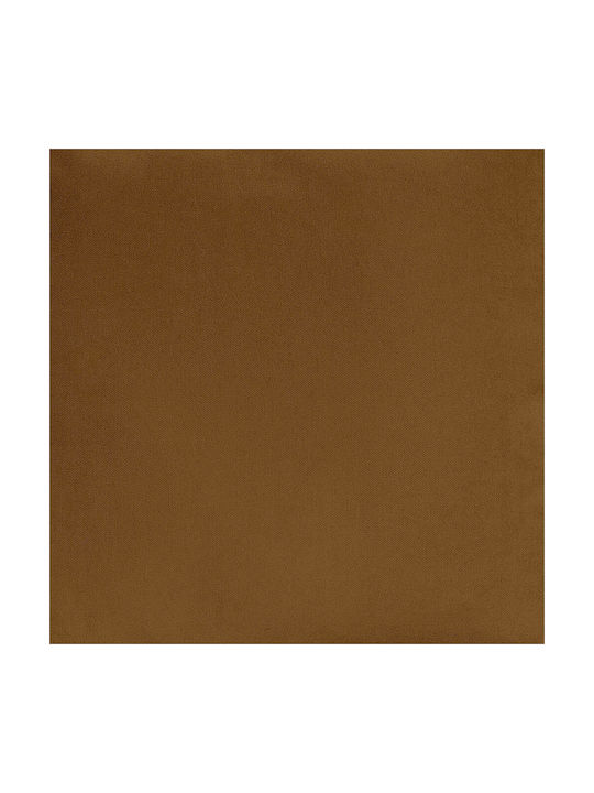 Lino Home Dekorativer Kissenbezug Renas aus Samt 216 Tabac 45x45cm.