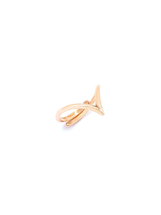 PS Silver Women's Gold Plated Silver Ring