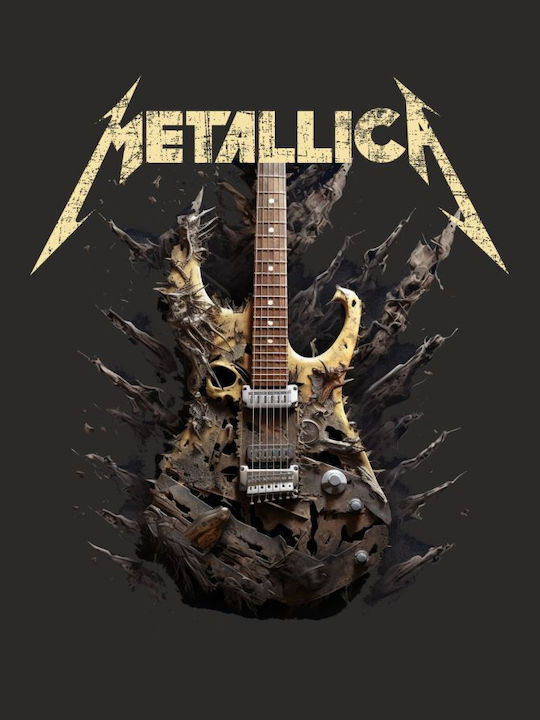 TKT T-shirt Metallica Schwarz Baumwolle metallica-ts-bl-xxl