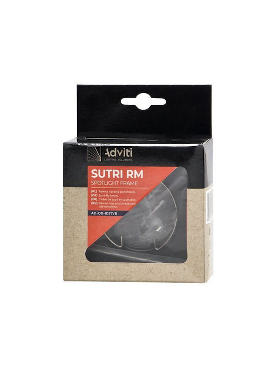 Orno Square Plastic Frame for Spot GU10 Black 55x55cm. 1pcs