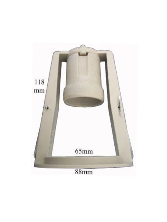 Dabler Round Metallic Recessed Spot White 1pcs